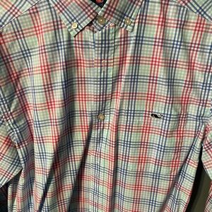 Vineyard Vines Men's Multicolor Plaid Shirt